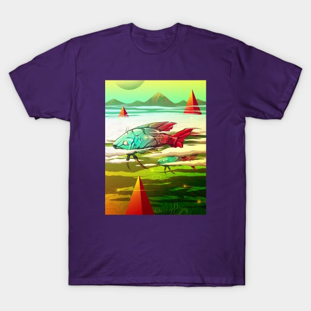 Big Fish 025 T-Shirt by doser